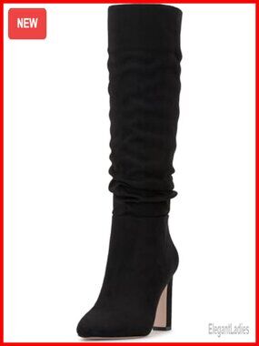 Jessica Simpson Minerva Knee High Slouch Boot Faux Suede